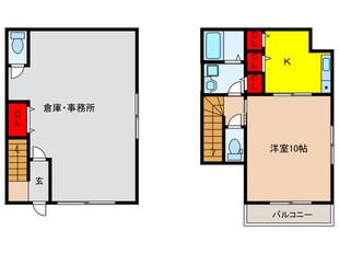 リーブルガレッジの物件間取画像